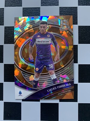 2021-22 Panini Chronicles Serie A Lucas Torreira Orange Ice /23 Fiorentina
