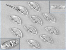10pc D Type Nose Pads Transparent Push In Eyeglasses Glasses Porsche Design