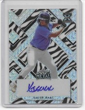 XAVIER ISAAC 2022 Leaf Metal ZEBRA MOJO MASTERPIECE RC Auto Card Autograph 1/1