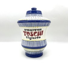VASO AMARENA TOSCHI DA BAR ANNI 50 CERAMICHE DERUTA VINTAGE NO FABBRI SPERLARI 