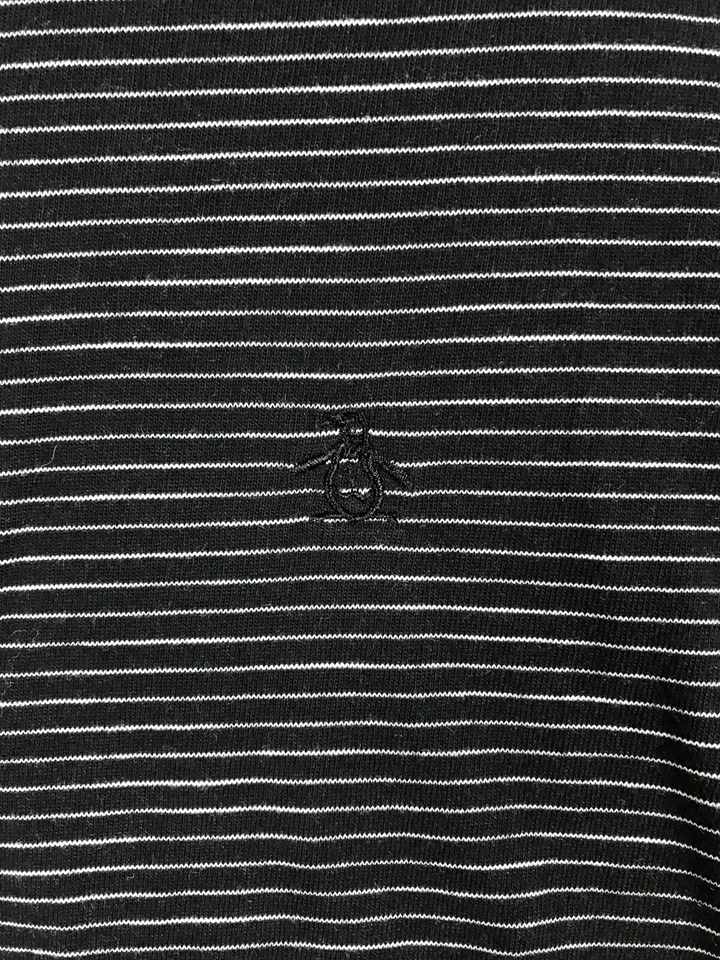 Penguin Mens Long Sleeve Blue Striped Shirt Size L - Image 4 of 4