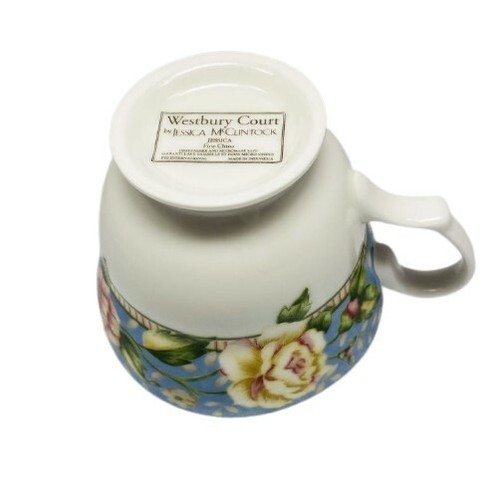 PTS INT'L Westbury Court Ceramic Coffee Cup JESSICA McClintock Fine China 12 oz - Picture 7 of 8