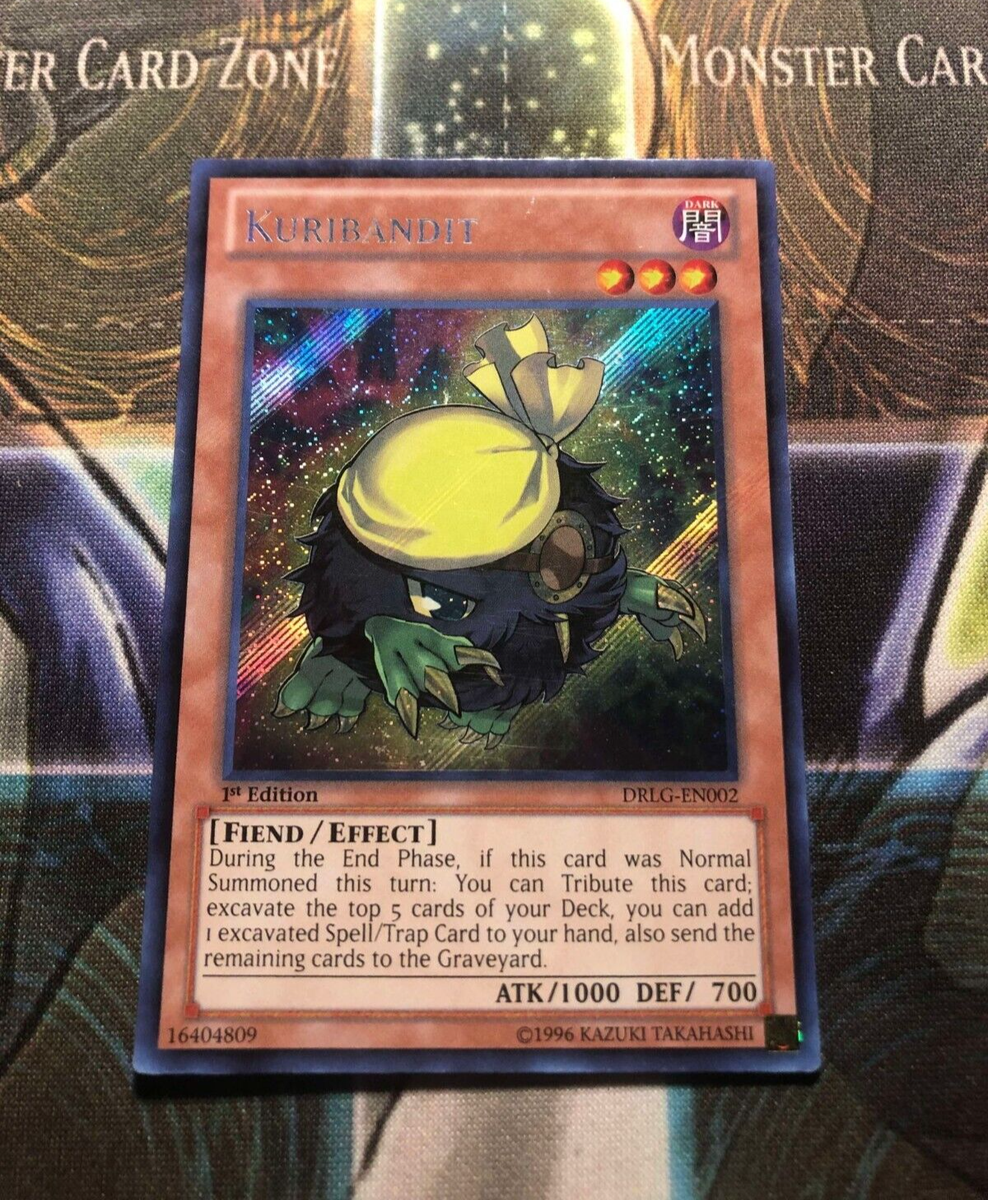 KURIBANDIT *** 1ST EDITION SECRET RARE DRLG-EN002 YUGIOH! | eBay