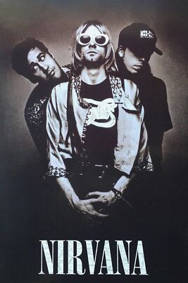 NIRVANA posterポスター  cobain NIrvana - Cobain (10) Band Concert Wall Art Poster Print