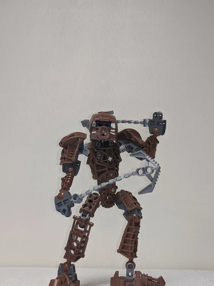 Lego Bionicle Toa Metru Onewa 8604 com vasilha - Imagem 3 de 4