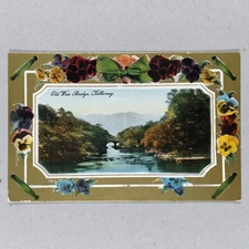 Ireland Vintage Postcard, Old Weir Bridge, Killarney, County Kerry . A59