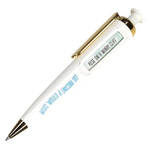 Novelty Unicorn Decision Maker Pen by NPW - What Would a Unicorn Do? (NPW45819) - Picture 10 of 10
