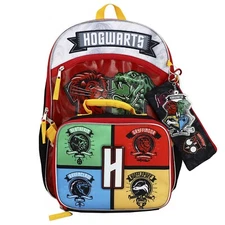 Bio World Harry Potter House Crests 5 Piece Backpack Set NEW IN STOCK