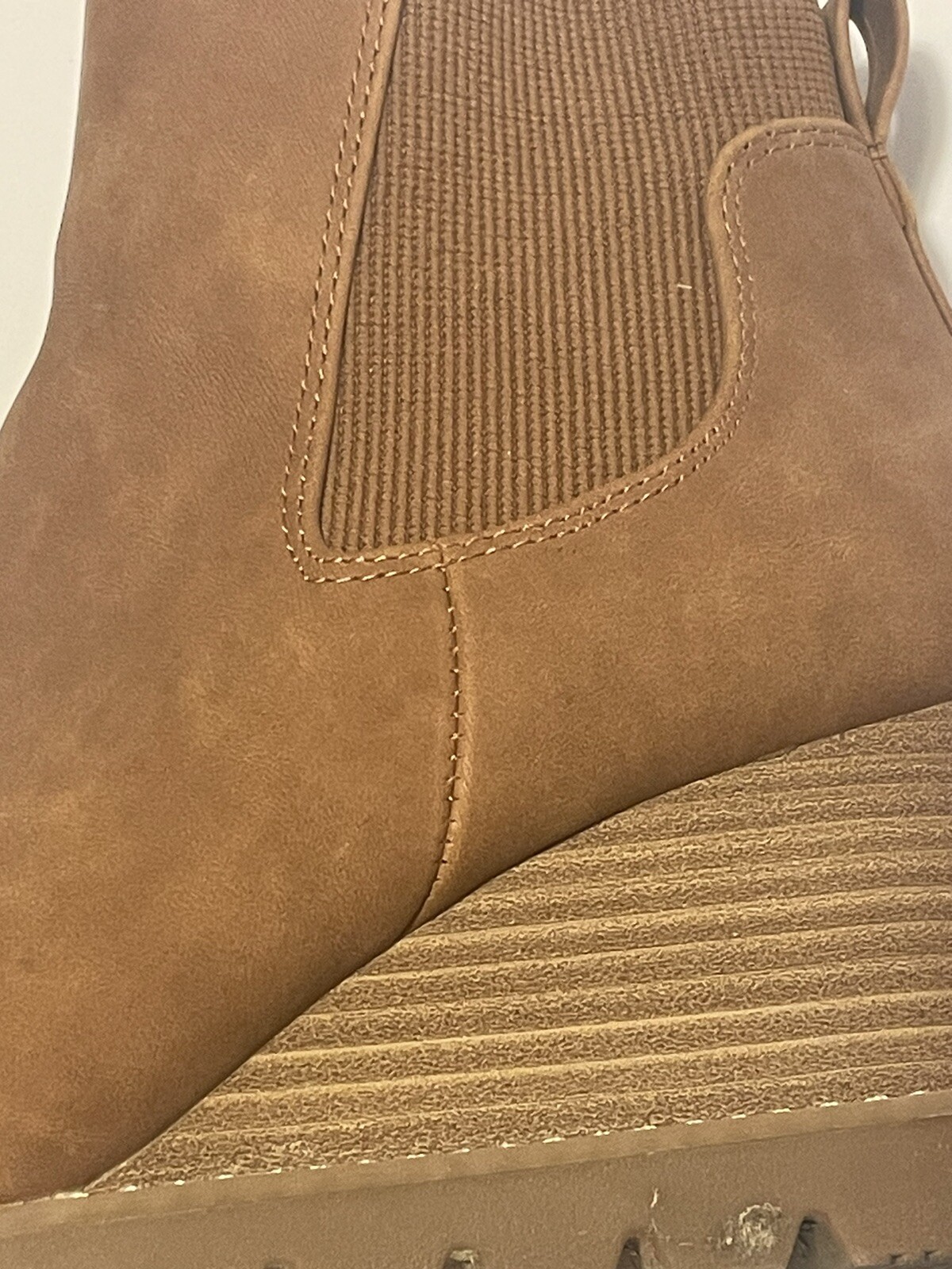 Universal Thread Amelia wedge booties Light Brown… - image 13