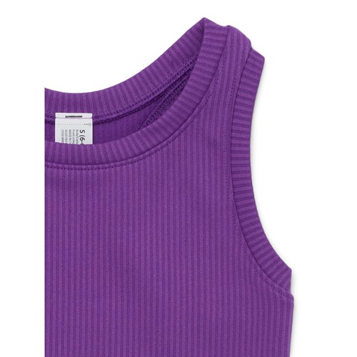 Athletic Works Girls Tank and Flare Leggings Set 2-Piece Cadbury Purple Size XXL - Picture 4 of 7