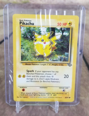 Pikachu Basic HP50 Lighting #60/64 Pokemon 1995 Card | eBay