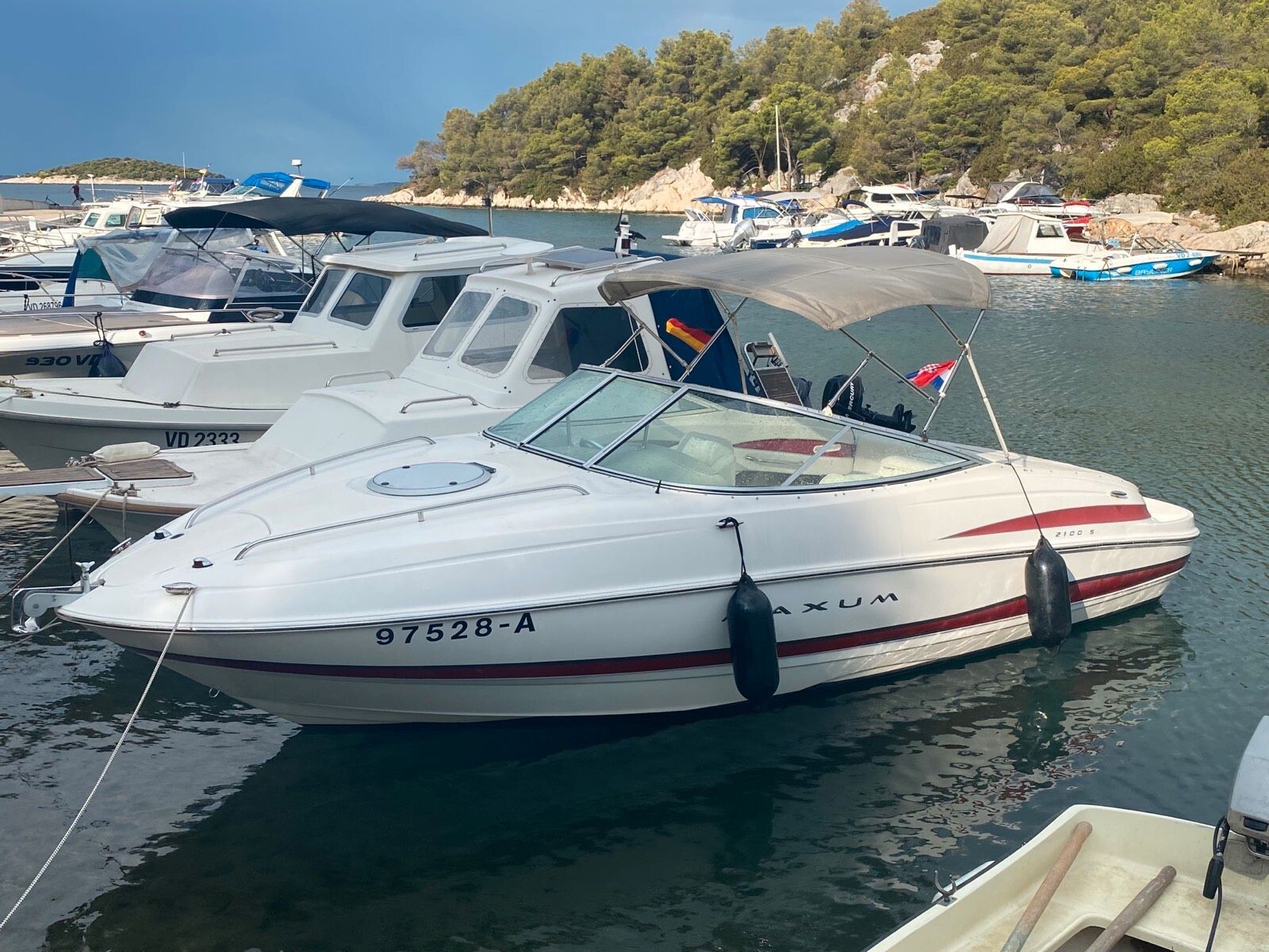 Bimini Top Canopy Windshield Mount Fits most Maxum Windshields 4pcs