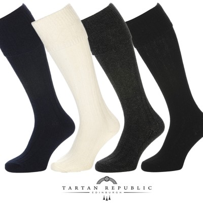 NEU SCHOTTISCHE WOLLE KINDER KILTSCHLAUCH / SOCKEN - HOCHZEITEN - VERSCHIEDENE FARBEN