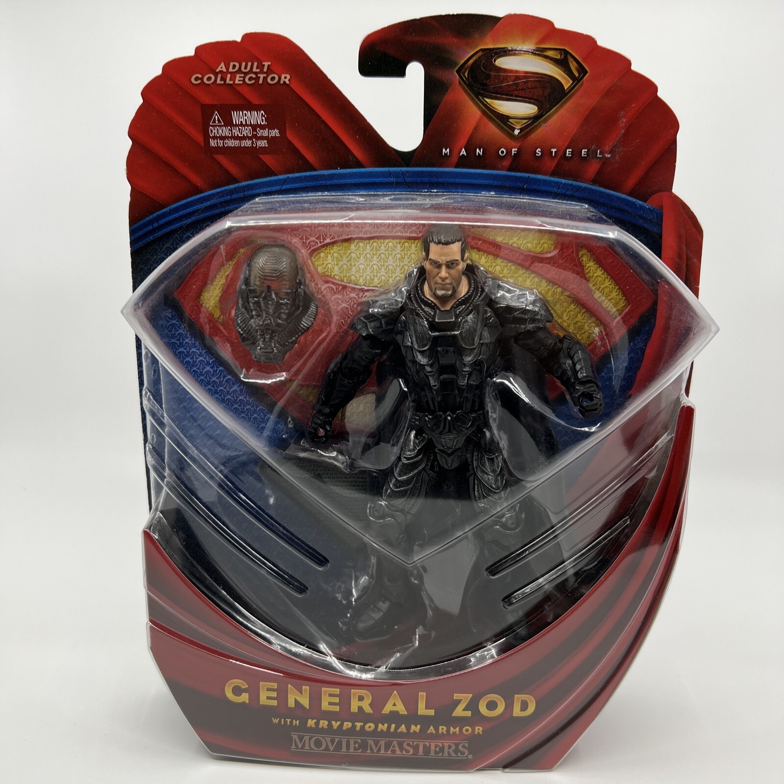 Superman Man of Steel Movie Masters GENERAL ZOD Kryptonian Armor Figure B23