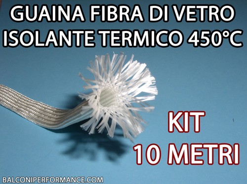 Guaina Siliconica Con Fibra Ignifuga Protezione Tubi Vano Otore Auto - Foto 6