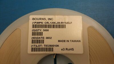 (25 PCS) CRL1206-JW-R110ELF BOURNS Current Sense Resistors - SMD 0.11ohm 5% ROHS