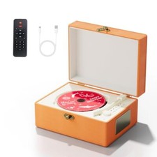 Time Music Box CD Player with Speakers; Bluetooth Transmitter; Festival Gift;