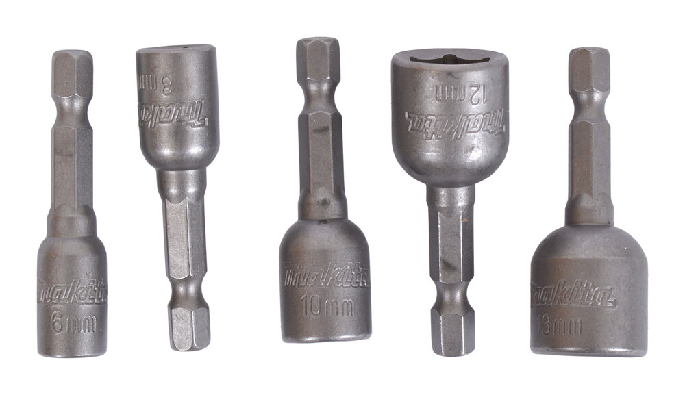 Makita B-39154 Steckschlüssel-Set magnetisch SW6/8/10/12/13 1/4