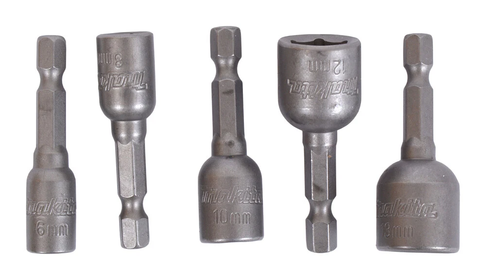 Makita B-39154 Steckschlüssel-Set magnetisch SW6/8/10/12/13 1/4