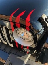 Claw Headlight Or Hood Rip Rips Stickers Decals Fit 1996 - 2025 Jeep Wrangler Claw Headlight Or Hood Rip Rips Stickers Decals Fit 1996 - 2025 Jeep Wrangler