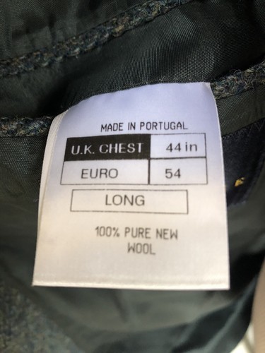 Alexandre London Saville Row Harris Tweed Hand Woven 100% Wool Sport Coat 44L - Picture 7 of 12
