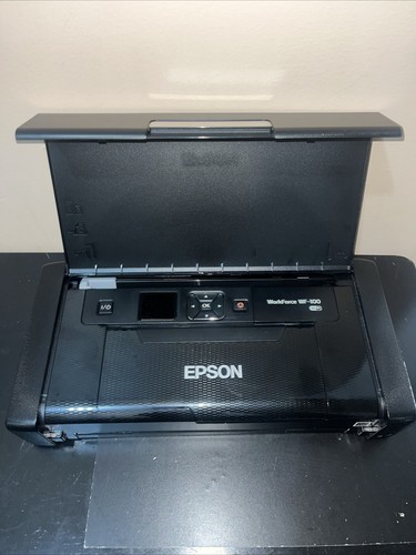 Epson WF-100 B581A Portable wireless Mobile Printer Tested No Power Adapter - Picture 3 of 7