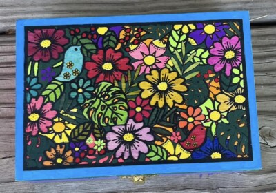 Beautiful Little Flower Box      