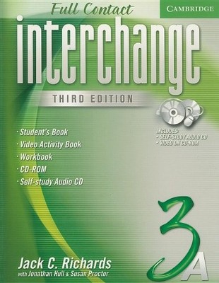 INTERCHANGE THIRD EDITION FULL CONTACT 3A By Jack C. Richards & Jonathan Hull VG
