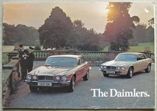 DAIMLER Double Six & Sovereign Inc Coupe Car Sales Brochure 1974