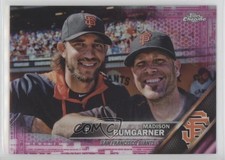 2016 Topps Chrome Pink Refractor Madison Bumgarner #39 f5l
