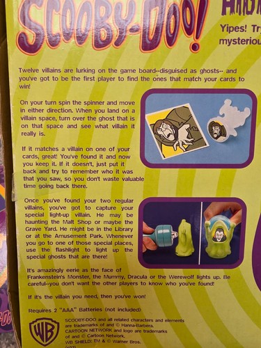 Scooby-doo 2003! Hide and Shriek Brettspiel von Pressman vollständig - Bild 12 von 12