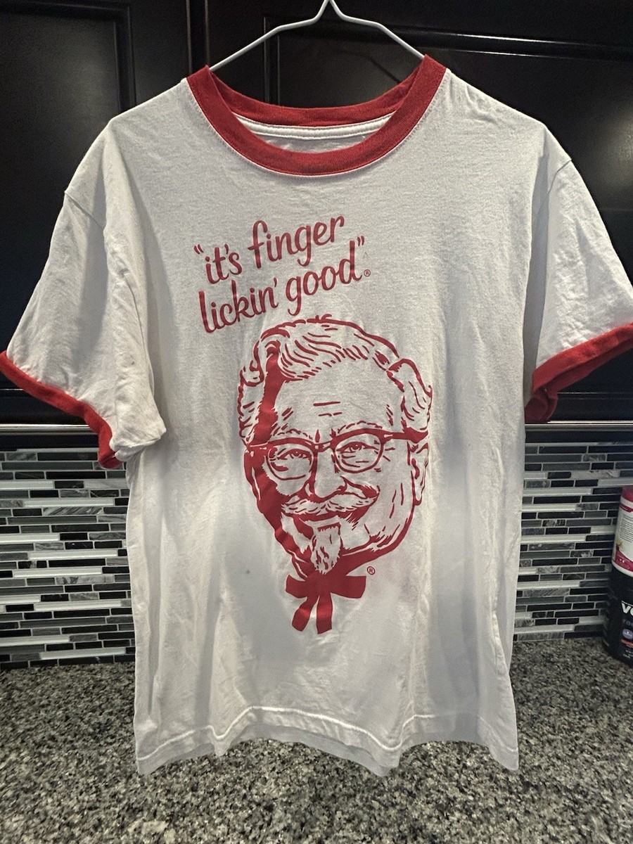 KFC Shirt Men Medium Kentucky Fried Chicken 11 Herbs And Spices Fast Food Shirt