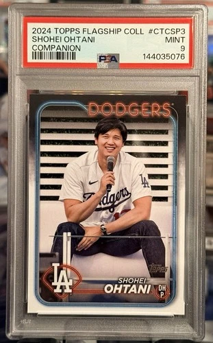 2024 Topps Flagship Collection Shohei Ohtani Companion Short Print PSA 9 Mint