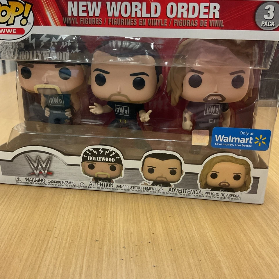 Funko Pop WWE New World Order 3 Figures Exclusive NEW  Hogan Hall & Nash - Image 2 of 4