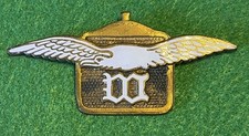 Rare Early 20th C. White Automobile Company Cleveland Emblem Brass With Enamel Rare Early 20th C. White Automobile Company Cleveland Emblem Brass With Enamel