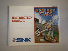 Baseball Stars, Nintendo NES, Cartridge, Instructions & Box