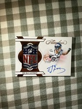 Ed McCaffrey 2025 PANINI FLAWLESS NFL SHIELD PATCH AUTO FOTL 1/4 BRONCOS 