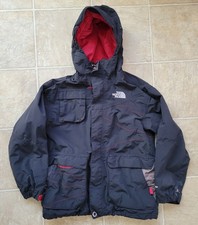 The North Face Hyvent Insulated Jacket Youth Medium Black Red
