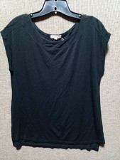 Pleione Top Zipper Shirt Women's Large Made In USA