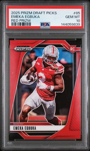 Emeka Egbuka Panini Prizm Draft Picks #85 Red