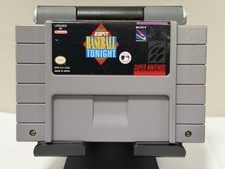 Super Nintendo SNES ESPN Baseball Tonight Authentic OEM Cartridge Tested USA