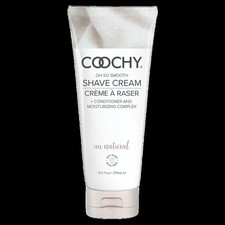 Coochy Shave Cream Au Natural Fragrance Free 12.5 oz Tube
