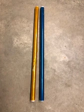 Transparent Yellow and Blue Covering for R/C Model Airplane Partial Rolls