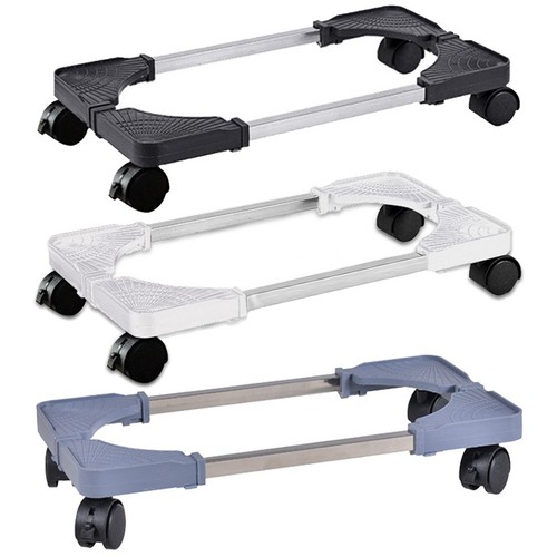 Mobile Computer Tower Stand Retractable 360° Rotation Computer Stand With Whe CB - Afbeelding 8 van 18