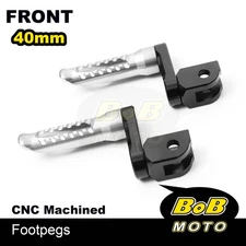 BOB 40mm Lower Rider Footpegs TIT For Ducati Monster 696 796 13 14 15 16 17