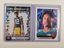 [2] MATTHEW GOLDEN 2025 DONRUSS ROOKIE ELITE SERIES & GRIDIRON Q4386