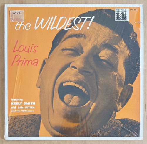 LOUIS PRIMA The Wildest (1982 release) Applause Vinyl LP Lounge Jazz Singer
