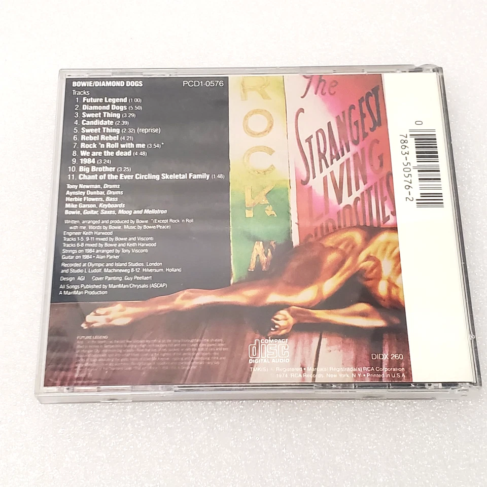 David Bowie Diamond Dogs Made in Japan CD PCD1-0576 RCA Victor Disc Mega Rare Foto 2 de 4