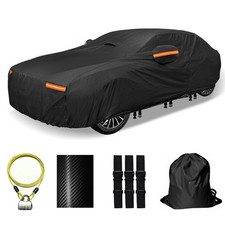 30 Layers Car Cover for Automobiles All Weather Waterproof, Outdoor Snowproof...