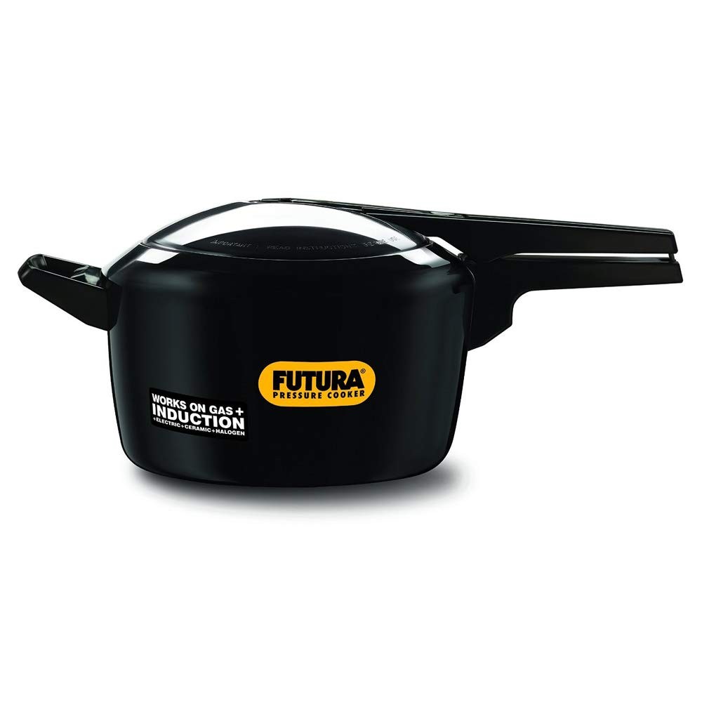 Futura 5 Litre Pressure Cooker, Hard Anodised Inner Lid Pres
